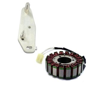 Set: Adapterplatte für ConStands Power Suzuki GSX-R 600 01-03 + Lichtmaschine Stator für Suzuki GSX-R 750 / 600 00-05 Alternator Zaddox_1