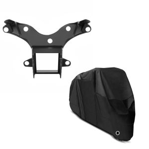 Set: Verkleidungshalter für Yamaha YZF-R6 06-07 Verkleidungshalterung + Abdeckplane Yamaha YZF-R 125  YZF-R3  YZF-R6 Craftride XL in schwarz_1