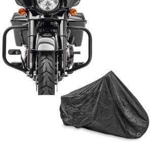 Set: Sturzbügel für Harley Davidson Street Glide Special 15-21 Craftride TR2 schwarz + Abdeckplane Harley Street Glide / Special Craftride XXXL schwarz_1