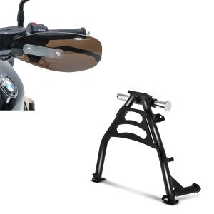 Set: Hauptständer Honda Transalp XL 650 V 00-06 Mittelständer ConStands + Handprotektoren Honda Rebel 500 Transalp XL 700 / 650 / 600 V Handschutz Tourtecs dunkel getönt_1