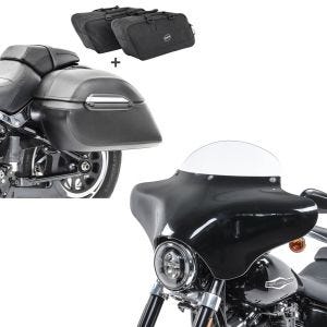 Set: Set Seitenkoffer + Innentaschen für Yamaha XVS 950 A Midnight Star Craftride K3 + Batwing Verkleidung BW8 für Yamaha XVS 1300 / 950 A Midnight Star Craftride_1