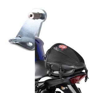 Set: Adapterplatte für ConStands Power Kawasaki Z 1000/ SX 10-20 + Hecktasche Kawasaki Z 900 / RS / Cafe / 1000 / SX / 250 SL Bagtecs Race schwarz_1