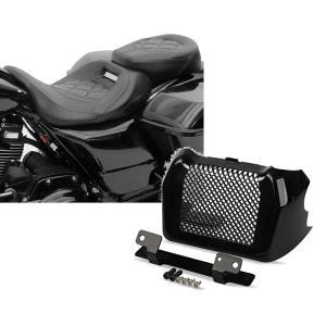Set: Sitzbank für Harley Street Glide Special 15-21 Craftride RH3 schwarz + Ölkühler-Abdeckung für Harley Street Glide Special 17-21 Craftride_1