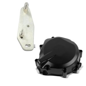 Set: Adapterplatte für ConStands Power Suzuki GSX-R 600 01-03 + Lichtmaschinendeckel für Suzuki GSX-R 600/ 750 00-03 Limadeckel Motordeckel_1