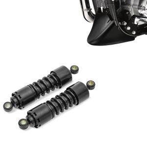 Set: Stoßdämpfer 11 Zoll Harley Sportster Forty-Eight 48 Federbeine von Craftride schwarz + Bugspoiler für Harley Sportster Forty-Eight 48 10-20 Craftride_1