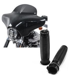 Set: Batwing Verkleidung BD8 für Yamaha XVS 1100 / 650 A Drag Star Classic Craftride + Lenkergriffe für Yamaha XVS 650 A Drag Star Classic Craftride HC1_1