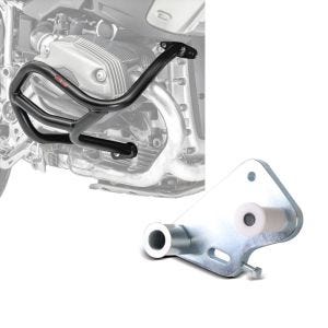 Set: Sturzbügel L für BMW R 1200 GS 04-12 Motoguard Schutzbügel + Adapterplatte für ConStands Power BMW R 1200 GS 04-12_1