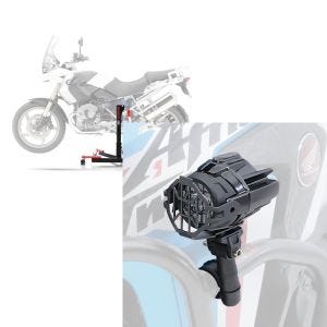 Set: Zentralständer BMW R 1200 GS 04-12 Motorradheber ConStands Power-Evo + LED Zusatzscheinwerfer Set für BMW R 1200 GS / Adventure Lumitecs S22X_1