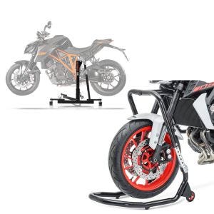 Set: Zentralständer KTM 1290 Super Duke / R 17-19 Motorradheber ConStands Power-Evo + Lenkkopfständer Montageständer KTM 1290 Super Duke / R 17-19 ConStands V5 schwarz_1
