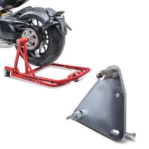 Set: Rangierhilfe Triumph Speed Triple RS 18-20 Montageständer ConStands Single Mover Rot + Adapterplatte für ConStands Power Triumph Speed Triple /R/ S 11-20_1
