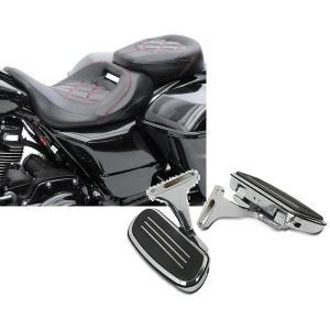 Set: Sitzbank für Harley Street Glide Special 15-21 Craftride RH3 schwarz-rot + Beifahrer Trittbretter + Halter CF2S für Harley Street Glide Special 15-21 Craftride_1