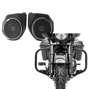 Set: Lautsprecher Kit für Harley-Davidson Street Glide 14-21 Craftride + Sturzbügel für Harley Davidson Street Glide 09-21 Craftride TR2 schwarz_1