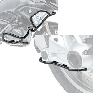 Set: Sturzbügel Set für BMW R 1200 GS 17-18 oben und unten Motoguard L2 Schutzbügel + Kardanschutz für BMW R 1200 GS/ R/ RT 13-21 Motoguard X1K Paralever Schutz_1