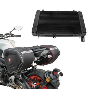 Set: Wasserkühler für Yamaha FZS 1000 Fazer 01-05 Radiator Kühler + Seitentaschen RF1 für Yamaha FZS 1000 / 600 Fazer_1