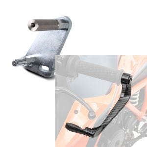Set: Adapterplatte für ConStands Power Suzuki GSX-R 600/ 750 04-05 + Hebelschützer für Suzuki GSX-R 750 / 600 X6 schwarz_1