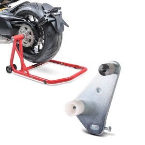 Set: Einarmständer Triumph Tiger Sport 13-20 Montageständer ConStands Single-Classic rot + Adapterplatte für ConStands Power Triumph Tiger 1050/ Sport 07-20_1