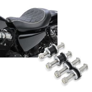 Set: Solo Sitz für Harley Sportster 883 Iron 09-20 Craftride SR4 Sitzbank + Docking Hardware Kit für Harley Davidson Sportster 883 Iron 09-20 Craftride Anbausatz_1