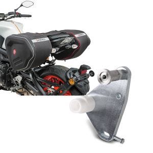 Set: Seitentaschen RF1 für Suzuki GSR 750 / 600 + Adapterplatte für ConStands Power Suzuki GSR 750 11-16_1