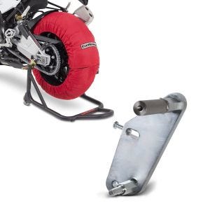 Set: Reifenwärmer Set für Yamaha YZF-R6 YZF-R1 ConStands Laguna Seca 60-80°C rot + Adapterplatte für ConStands Power Yamaha YZF-R6 99-02_1