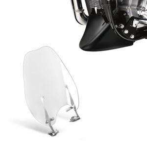 Set: Windschild Abnehmbar für Harley-Davidson Sportster 883 Iron 09-20 Craftride + Bugspoiler für Harley Sportster 883 Iron 09-20 Craftride_1