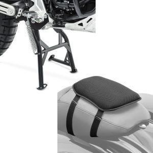 Set: Hauptständer für Yamaha Tenere 700 19-21 ConStands + Gel Sitzkissen Yamaha Tenere 700 Komfortkissen S Tourtecs schwarz_1