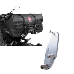 Set: Hecktasche für KTM 790 / 390 / 125 Duke Bagtecs SX70 70Ltr schwarz + Adapterplatte für ConStands Power für KTM 125/ 390 Duke 17-21_1