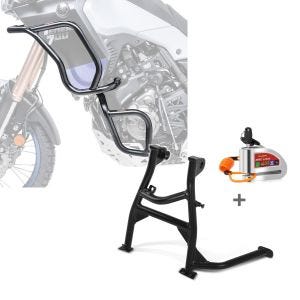 Set: Sturzbügel Set für Yamaha Tenere 700 19-21 oben und unten Schutzbügel + Set Hauptständer ConStands und Bremsscheibenschloss Alarm mit Erinnerungskabel Tourtecs für Yamaha Tenere 700 19-21_1