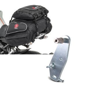 Set: Hecktaschen Set BMW S 1000 R / RR / XR Bagtecs X50 und X52 + Adapterplatte für ConStands Power BMW S 1000 RR 2014_1