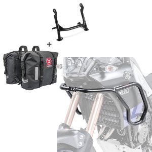 Set: Hauptständer Set für Yamaha Tenere 700 19-21 mit Satteltaschen S-AE1 + Verkleidungsschutzbügel für Yamaha Tenere 700 19-21 Motoguard Tank-Sturzbügel oben_1