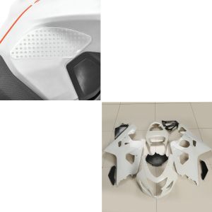 Set: Verkleidung für Suzuki GSX-R 750 / 600 04-05 Zaddox ABS Vollverkleidung Rennverkleidung + Seiten Tankpad Grip Pad M für Suzuki GSX-R 750 / 600_1