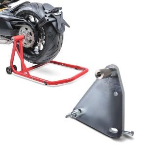 Set: Einarmständer Triumph Speed Triple RS 18-20 Montageständer ConStands Single-Classic rot + Adapterplatte für ConStands Power Triumph Speed Triple /R/ S 11-20_1
