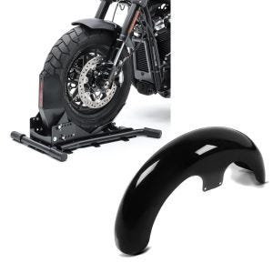 Set: Radwippe für Harley Street Glide / Special Constands Easy Plus Vario einstellbar schwarz + Front-Fender 21" Wrap für Harley Street Glide/ Special schwarz Craftride_1