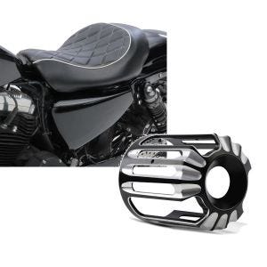 Set: Solo Sitz für Harley Sportster Forty-Eight 48 10-20 Craftride SR4 Sitzbank + Ölfilter Abdeckung für Harley Davidson Sportster Forty-Eight 48 10-20 Craftride HF1_1