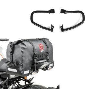 Set: Sturzbügel Indian Scout/ Sixty 15-21 Craftride schwarz + Hecktasche Drybag für Indian Scout Bobber / Twenty SX45_1