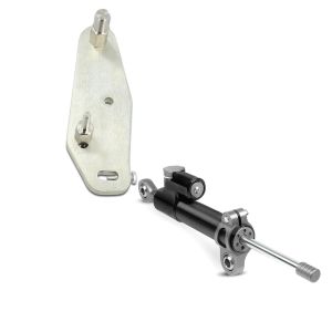 Set: Adapterplatte für ConStands Power Suzuki GSX-R 1000 01-02 + Lenkungsdämpfer für Suzuki GSX-R 1000 / R Zaddox LD1 Stabilisator schwarz_1