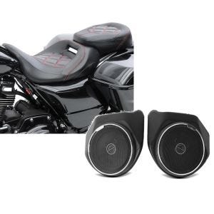 Set: Sitzbank für Harley Street Glide Special 15-21 Craftride RH3 schwarz-rot + Lautsprecher Kit für Harley-Davidson Street Glide Special 15-21 Craftride_1