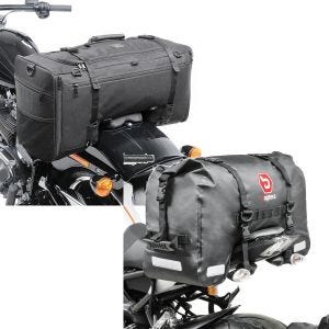 Set: Hecktasche für Indian Scout Bobber / Twenty SQ1 Craftride 52l schwarz + Hecktasche Drybag für Indian Scout Bobber / Twenty SX45_1