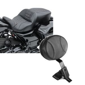Set: Sitzbank für Harley Street Glide Special 15-21 Craftride TG3 in schwarz + Fahrer Rückenlehne Round für Harley Street Glide Special 15-21 Craftride_1