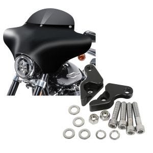 Set: Batwing Verkleidung MD8 für Harley Davidson V-Rod / Muscle Craftride + Tieferlegungskit 1" für Harley V-Rod 02-17 Tieferlegung Craftride_1