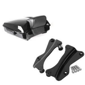 Set: Topcase für Harley Road Glide 15-20 Craftride Razor GB2 schwarz + 4-Punkt-Montagekit für Harley Davidson Road Glide 15-20 schwarz Craftride_1