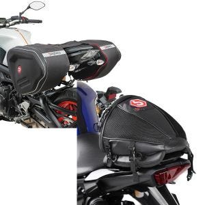 Set: Seitentaschen RF1 für Yamaha MT-10 / MT-03 / MT-125 + Hecktasche Yamaha MT-03 / MT-10 / MT-125 / MT-07 / Tracer Bagtecs Race schwarz_1