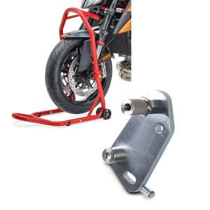 Set: Lenkkopfständer für Ducati Monster 1200/ S 14-20 Constands Classic Rot + Adapterplatte für ConStands Power Ducati Monster 1200/ S 14-20_1