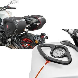 Set: Seitentaschen RF1 für Yamaha YZF-R6 / YZF-R3 / YZF-R1 + Sozius Haltegriff für Yamaha YZF-R6 / YZF-R1 PG1 Zaddox_1