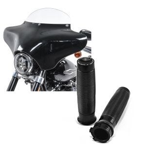 Set: Batwing Verkleidung BW8 für Yamaha XVS 1100 / 650 A Drag Star Classic Craftride + Lenkergriffe für Yamaha XVS 650 A Drag Star Classic Craftride HC1_1