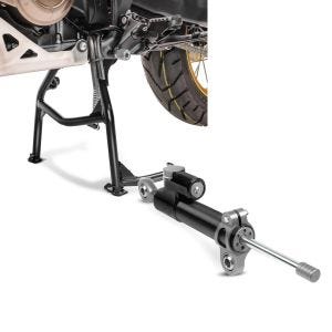 Set: Hauptständer für Honda Africa Twin CRF 1000 L 16-19 Constands Mittelständer + Lenkungsdämpfer für Honda Africa Twin 1100 / CRF 1000 L Zaddox LD1 Stabilisator schwarz_1