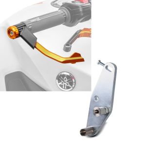 Set: Hebelschützer für KTM 790 / 390 / 125 Duke X1 orange + Adapterplatte für ConStands Power für KTM 125/ 390 Duke 17-21_1
