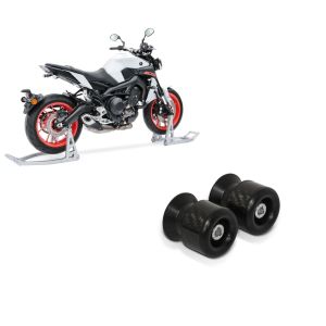 Sett: Motorsykkel reparasjons stativ sett Constands SL motorsykkel stativ foran og bak + svingarm beskytter racing adapter spoler egnet for reparasjons stativ M6-8 karbon