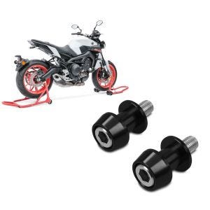 Sett: Reparasjonsstativ sett egnet for Suzuki SV 650 / S / X ConStands motorsykkelstativ foran bak CS rød + motorsykkel prisme socket racing adapter Motea Assen M8 svart
