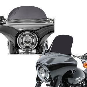 Sett: Frontrute egnet for Harley Davidson Sport Glide 18-24 Craftride M frontrute mørk tonet + Frontrute egnet for Harley Davidson Sport Glide 18-24 Craftride L frontrute mørk tonet