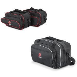Sett: innervesker som passer til Ducati Multistrada 15-20 sidevesker Bagtecs + innerveske med toppkoffert som passer til Ducati Multistrada 1260 / 950 / S Bagtecs TG